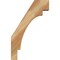 Ekena Millwork 4"W x 14"D x 22"H Merced Rough Sawn Knee Brace, Western Red Cedar BRC04X14X22MRC00RWR - alternate 3
